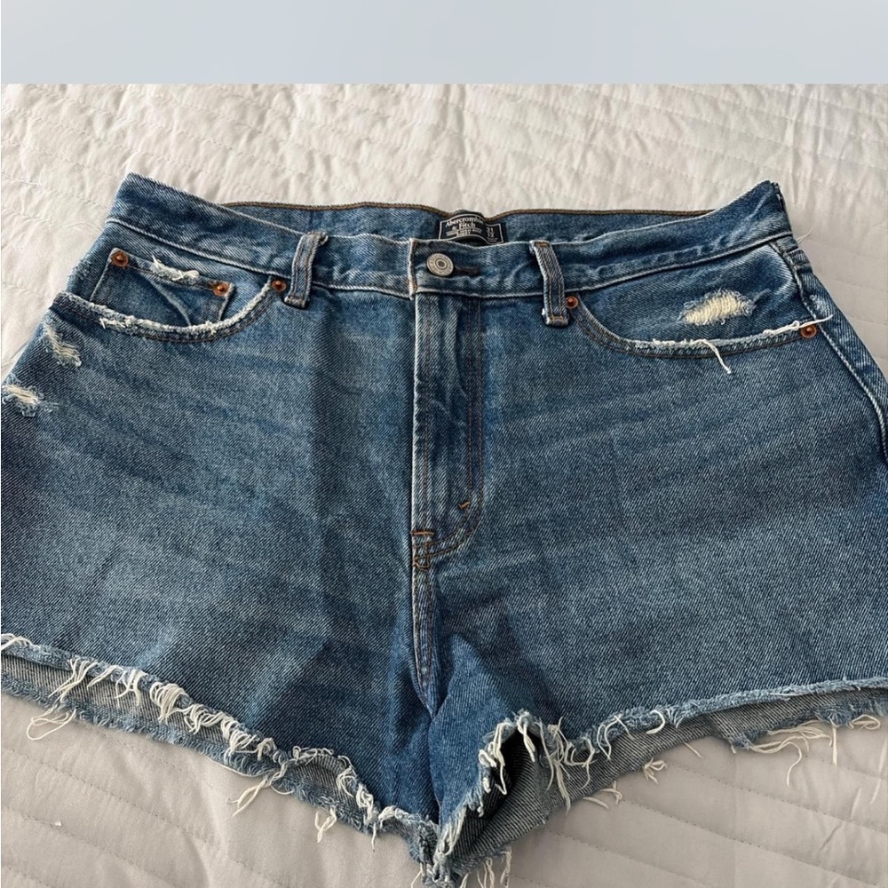 Abercrombie & Fitch Classic Blue Jean Shorts